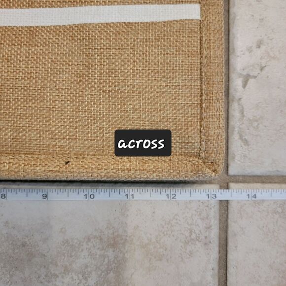 Stylish Tan Tote Bag with Graphic Design - Picture 9 of 9